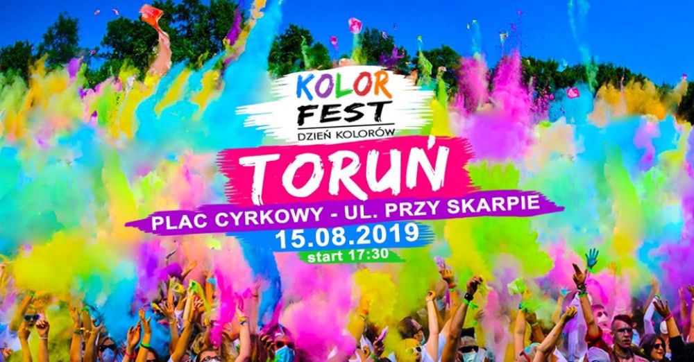 Kolor Fest Toruń - Dzień Kolorów w Toruniu !