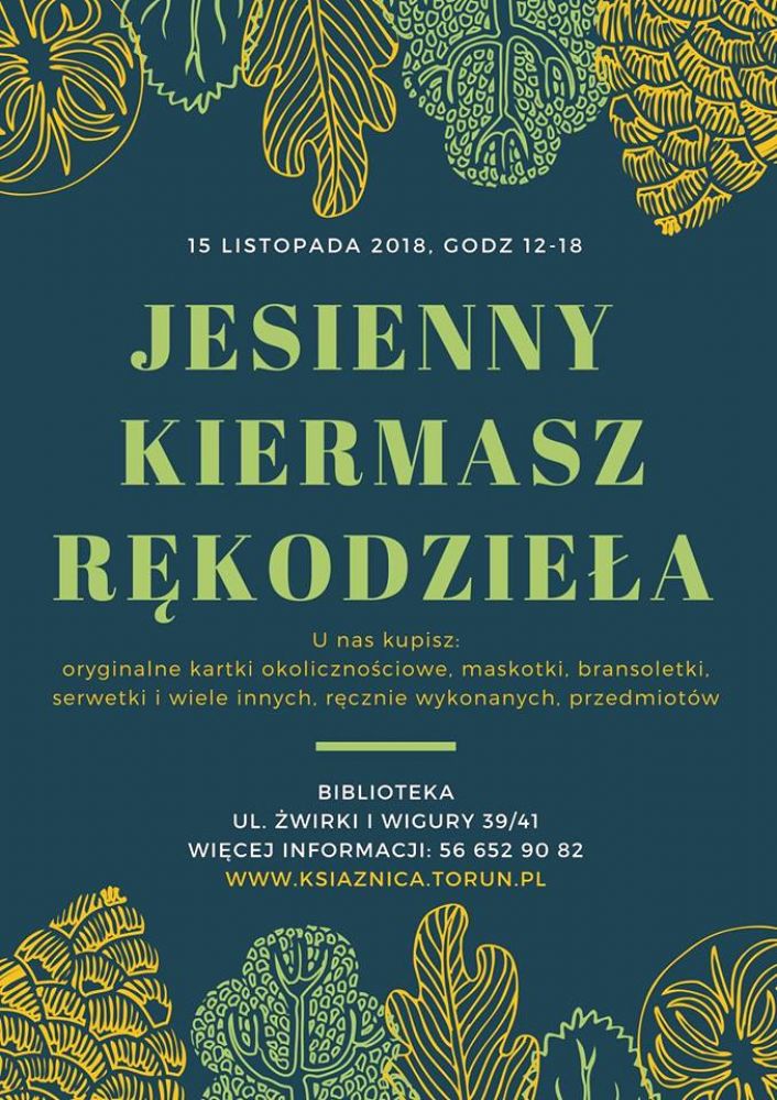 Jesienny kiermasz rękodzieła