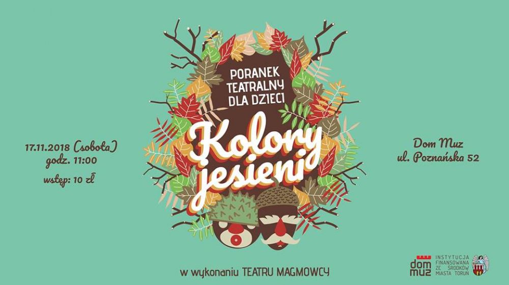 Kolory jesieni – poranek teatralny w wykonaniu teatru Magmowcy