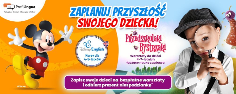 Kursy dla dzieci w ProfiLingua- Przedszkolaki Bystrzaki