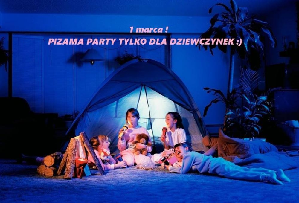 Pizama party tylko dla dziewczynek