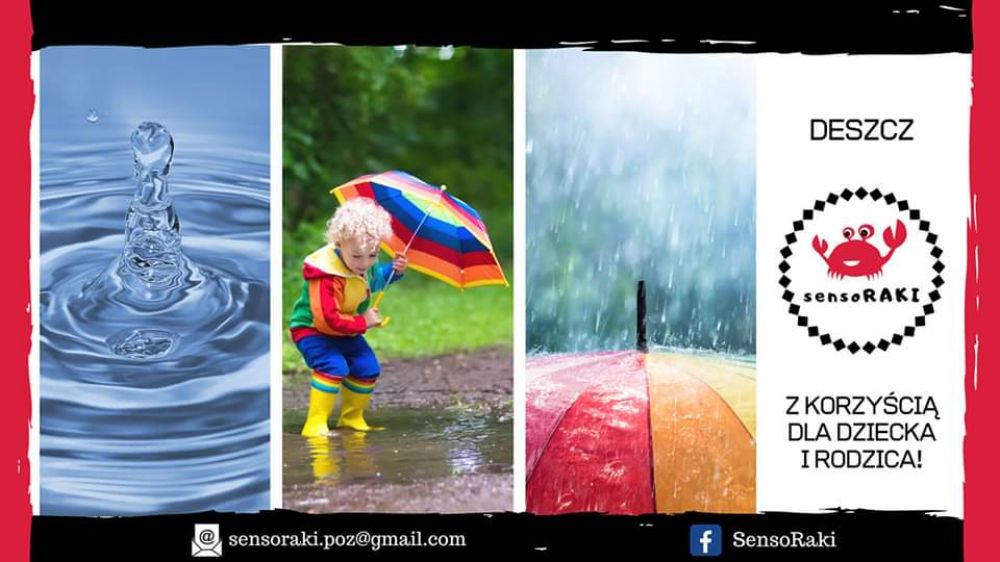 SensoRAKI -zajęcia rozwijające zmysły. "Deszcz"