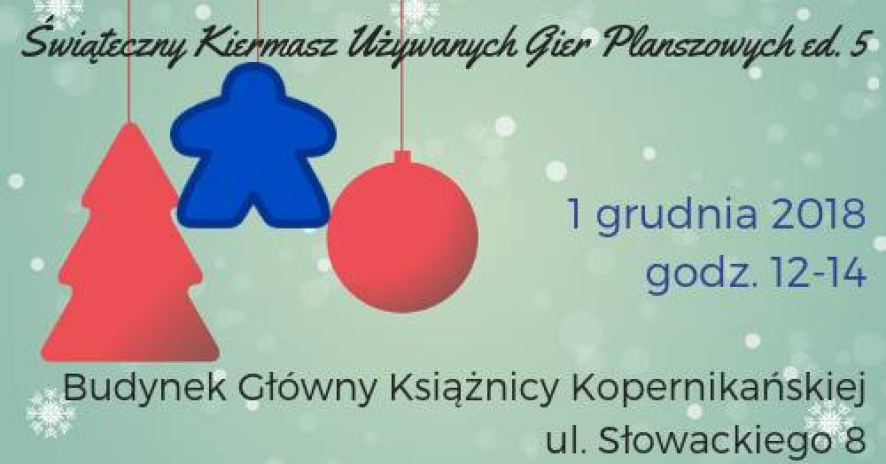 Świąteczny Kiermasz Używanych Gier Planszowych ed. 5