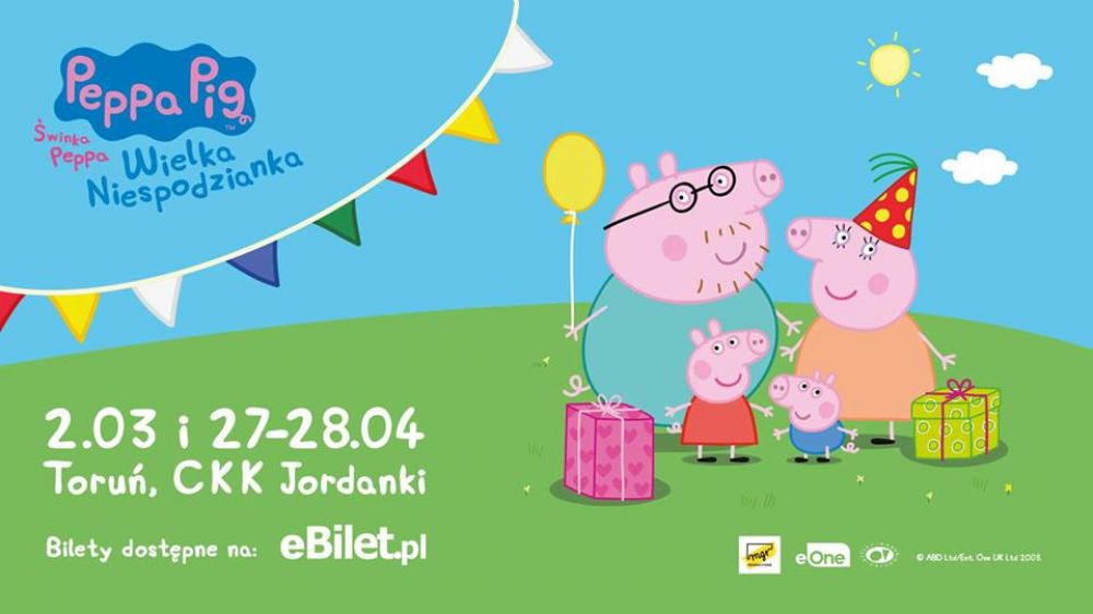 Spektakl Świnka Peppa - Wielka Niespodzianka,CKK Jordanki