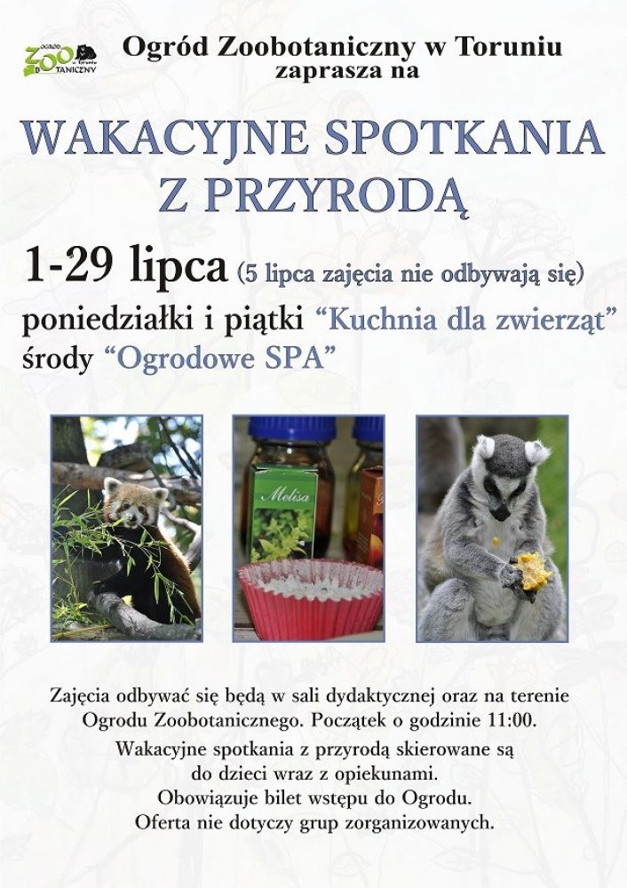 Wakacyjne spotkania z przyrodą