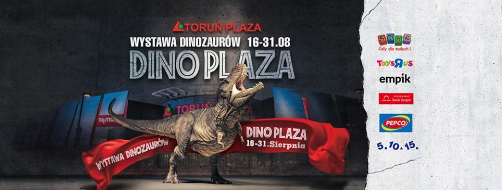 Wystawa Dinozaurów w Toruń Plaza