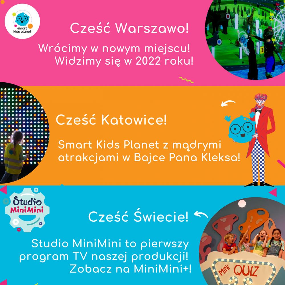 Zajęcia i wydarzenia organizowane przez Smart Kids Planet